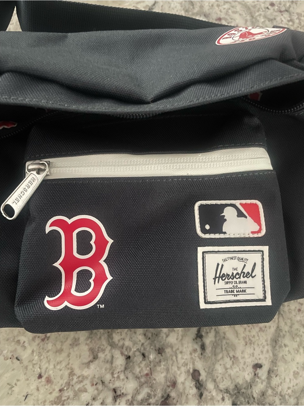 Herschel Supply Company Black Boston Red Sox Patch Belt Bag - Picture 2 of 5